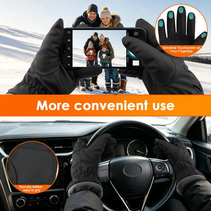 Fleece-lined gloves