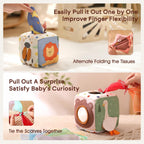 Montessori Baby Tissue Box Sensory Toy