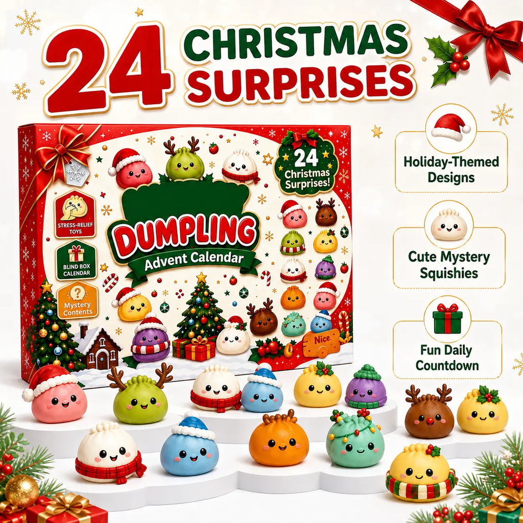 2026 Dumpling Squishy Advent Calendar - Indoor Recreation Stress Relief Toy