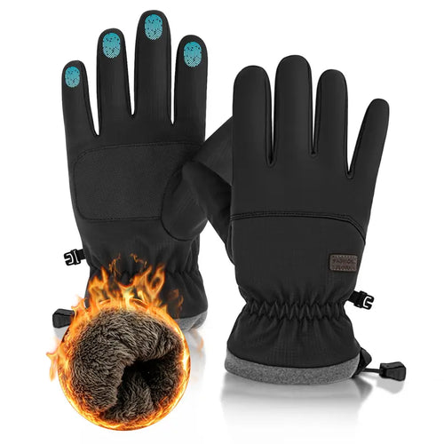 Fleece-lined gloves